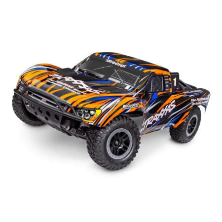 Traxxas Slash 2WD Brushless BL-2S HD 1/10 Naranja (con batería y cargador USB) RTR TRX58334-4ORNG