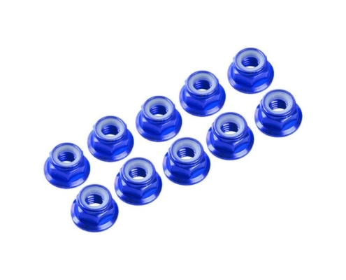 Tuercas autoblocantes de aluminio Ultimate Racing M3 (Azul) (10pcs) UR1503-A