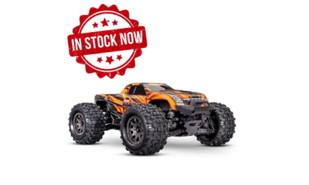 Traxxas mini Maxx BL-2S Brushless 1/12 Naranja (con batería y cargador USB) TRX107154-1-ORNG
