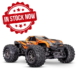 Traxxas mini Maxx BL-2S Brushless 1/12 Naranja (con batería y cargador USB) TRX107154-1-ORNG