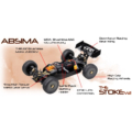 Absima Buggy STOKE V2 4S 1/8 Rojo RTR AB13100R