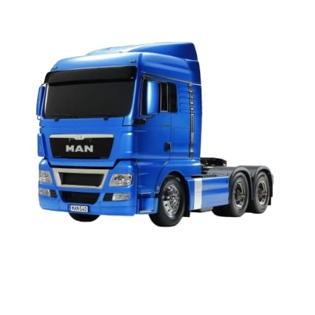 Camión Tamiya MAN TGX 26.540 6x4 XLX Edición Azul Metálico Claro 300056370