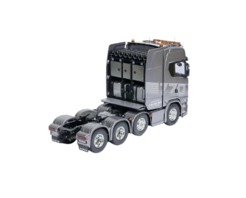 Camión Tamiya Scania 8x4/4 Pintado Gun Metal 1/14 KIT 300056376
