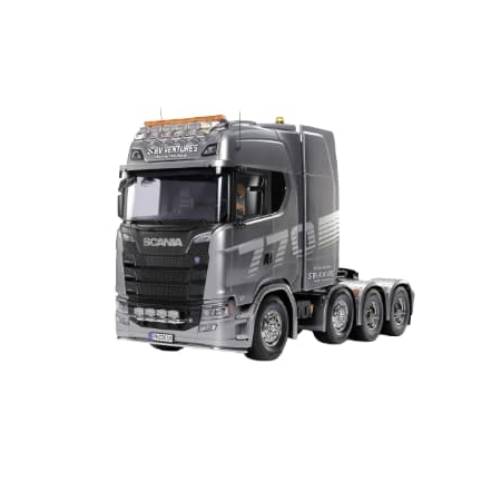 Camión Tamiya Scania 8x4/4 Pre-Pintado Gun Metal 1/14 KIT 300056376