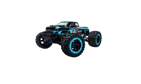 BLACKZON Slyder MT Turbo Brushless 2S Monster Truck 4WD 1/16 RTR Azul y Negro (Con batería y cargador) 540209