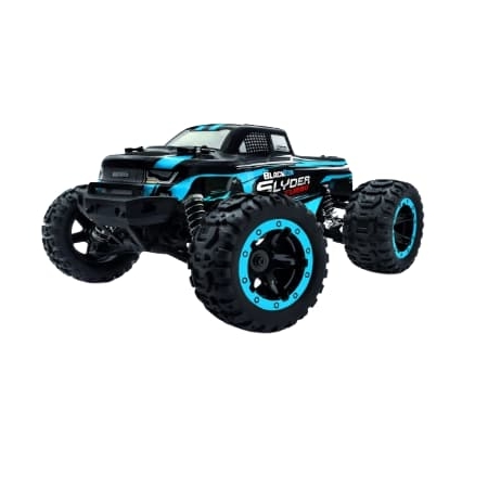 BLACKZON Slyder MT Turbo Brushless 2S Monster Truck 4WD 1/16 RTR Azul y Negro (Con batería y cargador) 540209