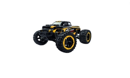 BLACKZON Slyder MT Turbo Brushless 2S Monster Truck 4WD 1/16 RTR Amarillo (Con batería y cargador) 540213