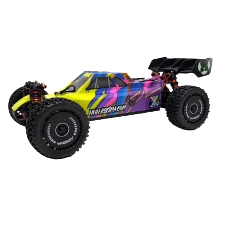 Absima EP Buggy "Neon Furry" 1/12 4WD BL RTR (Con batería y cargador) Violeta AB12120