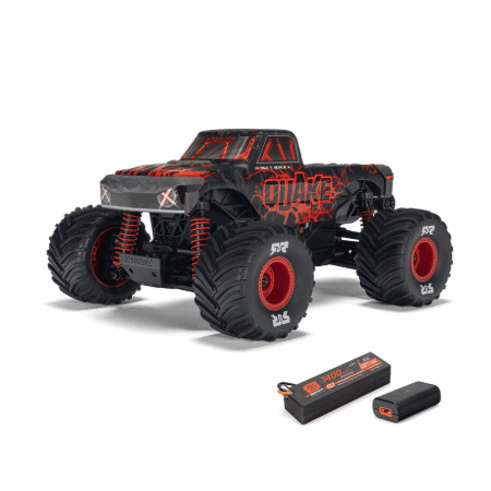 Arrma QUAKE GROM Brushed 4WD RTR 1/16 Rojo (Con batería y cargador) ARA2137T1