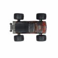 Arrma QUAKE GROM Brushed 4WD RTR 1/16 Rojo (Con batería y cargador) ARA2137T1