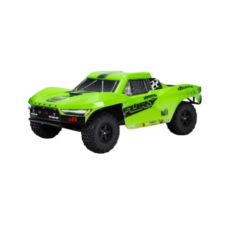 Arrma FURY MEGA 550 Brushed 2WD Short Course Truck RTR 1/10 Verde ARA3221T1