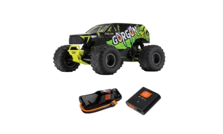 Arrma GORGON 2WD RTR 1/10 Brushed Monster Truck (con batería y cargador) Amarillo ARA3230ST1