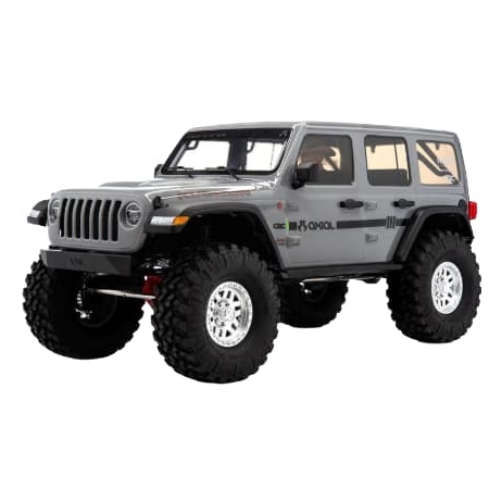 Axial Jeep JLU Wrangler SCX10 III 4X4 Brushed Rock Crawler RTR 1/10 Gris AXI03003BT1