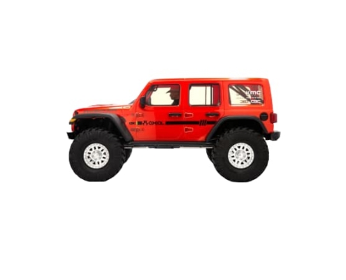 Axial Jeep JLU Wrangler SCX10 III 4X4 Brushed Rock Crawler RTR 1/10 Rojo AXI03003BT2