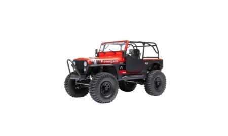 Axial Jeep CJ-7 SCX10 III 4X4 Brushed Rock CrawleR RTR 1/10 Rojo AXI03008T1