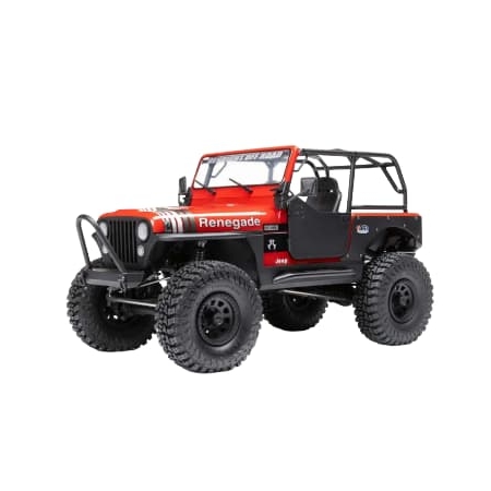 Axial Jeep CJ-7 SCX10 III 4X4 Brushed Rock CrawleR RTR 1/10 Rojo AXI03008T1