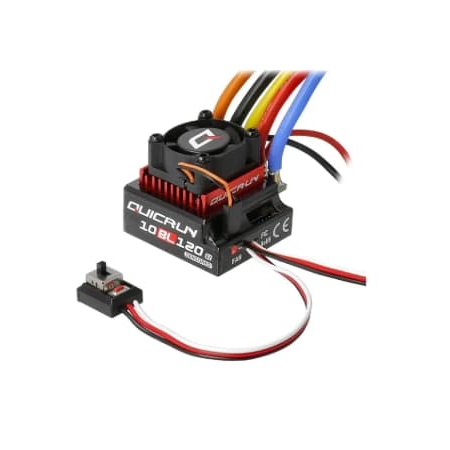 Variador Hobbywing QuicRun 10BL120G2 de 120 A con sensor 2-3S HW30125002