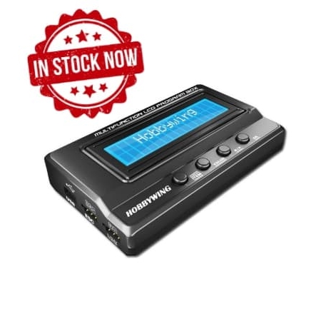 Tarjeta programación Hobbywing Multifunction LCD Program Box V2 HW30502001