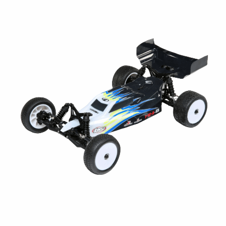 Losi Mini-B 2S 2WD Brushed RTR 1/16 Azul (Con batería y cargador) LOS01016T2