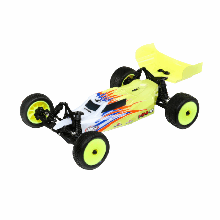 Losi Mini-B 2S 2WD Brushed RTR 1/16 Amarillo (Con batería y cargador) LOS01016T3