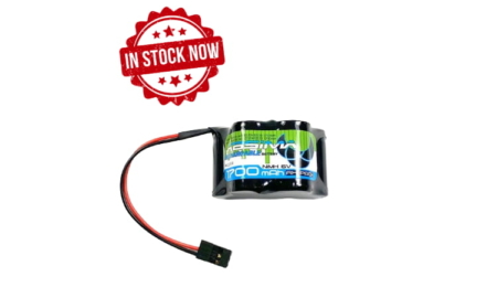 Batería Absima NiMH 6.0V Hump Pack 1700mah (JR) 4110004