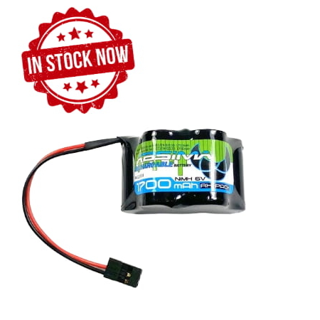 Batería Absima NiMH 6.0V Hump Pack 1700mah (JR) 4110004
