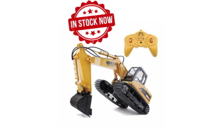Excavadora RC Huina 15350 15 canales 1/14