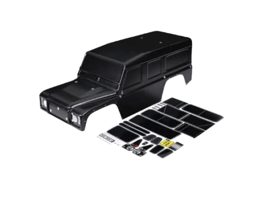 Carrocería Traxxas Land Rover Defender 324mm (Pintada) Negra TRX8011-BLK