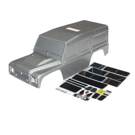 Carrocería Traxxas Land Rover Defender 324mm (Pintada) Gris TRX8011X