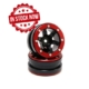 Llantas Metsafil PT-Wave Beadlock Negro/Rojo 1.9 (2pcs) MT0070BR