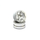 Llantas Metsafil PT-Wave Beadlock Plata/Plata 1.9" (2pcs) MT0070SS