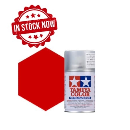 Spray Tamiya PS-15 Rojo Metallic para policarbonato 86015