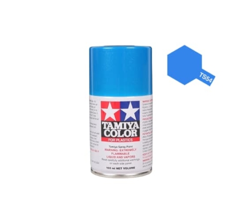 Spray Tamiya TS-54 Azul Metallic Light para policarbonato 85054