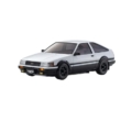 Kyosho Mini-Z AWD Toyota Corolla Levin AE86 (MA020N-L/KT531P) Blanco K.32641WBK