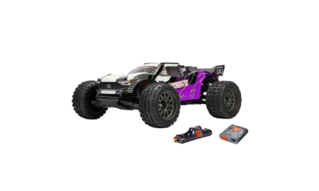 Arrma VORTEKS MEGA 550 Brushed 2WD Stadium Truck RTR 1/10 Violeta (Con batería y cargador) ARA3205ST2
