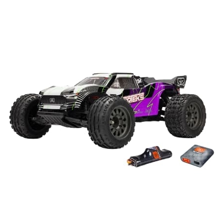 Arrma VORTEKS MEGA 550 Brushed 2WD Stadium Truck RTR 1/10 Violeta (Con batería y cargador) ARA3205ST2