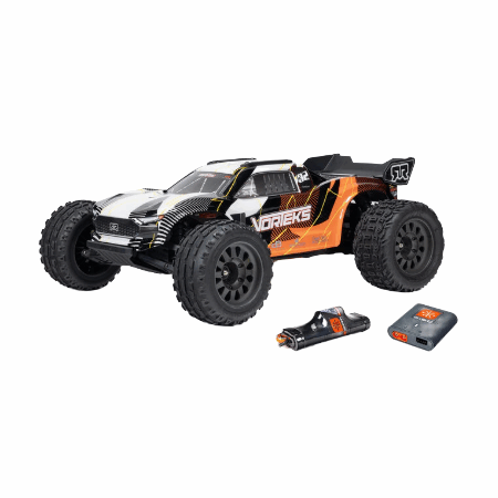 Arrma VORTEKS MEGA 550 Brushed 2WD Stadium Truck RTR 1/10 Naranja (Con batería y cargador) ARA3205ST1