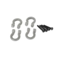 Anillos D para parachoques, grises (delanteros o traseros) Traxxas TRX4 (4pcs) TRX8234