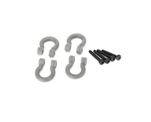 Anillos D para parachoques, grises (delanteros o traseros) Traxxas TRX4 (4pcs) TRX8234