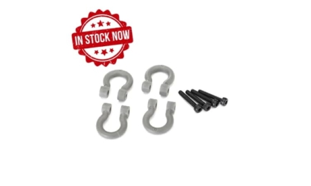 Anillos D para parachoques, grises (delanteros o traseros) Traxxas TRX4 (4pcs) TRX8234