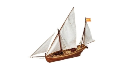 Maqueta Barco de madera Occre Falucho SAN JUAN 1/70 12001