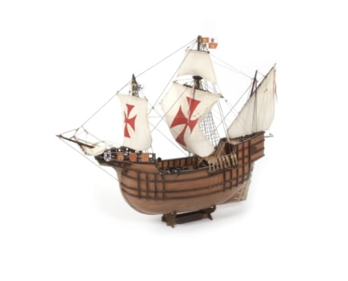 Pack Barco de Madera Occre Santa Maria 1/50 + Soporte 12010SP