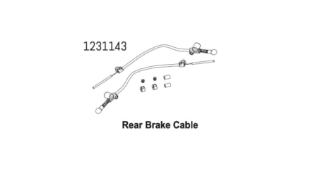Cables Set Absima (DIG Brake System) CR4.4 1231143