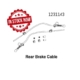 Cables Set Absima (DIG Brake System) CR4.4 1231143