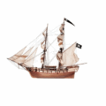 Maqueta Barco de Madera Occre Bergantín CORSAIR 1/80 13600