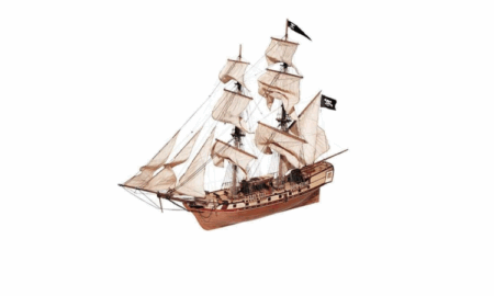 Maqueta Barco de Madera Occre Bergantín CORSAIR 1/80 13600