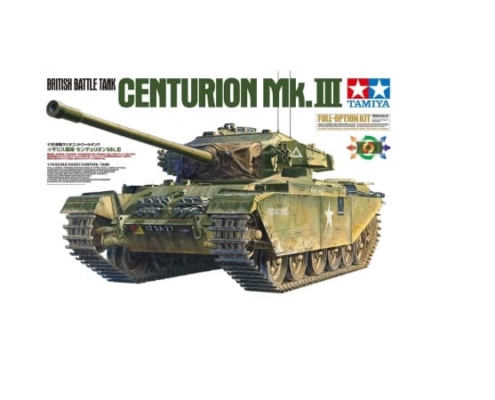 Tanque Tamiya Brit. Centurion Mk.III con opciónes 1/16 300056045