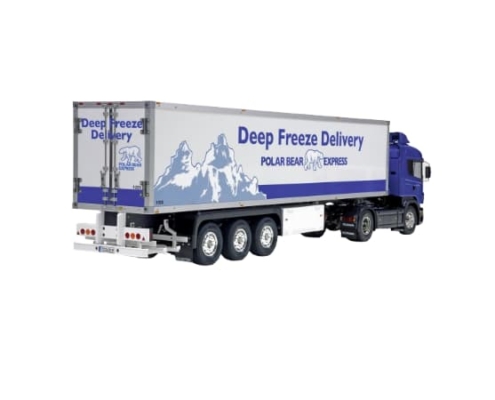 Semirremolque Tamiya frigorífico de 3 ejes 1/14 00056319