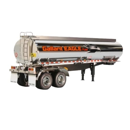 Remolque Tamiya cisterna de combustible estadounidense 2 ejes Galat 1/14 300056333