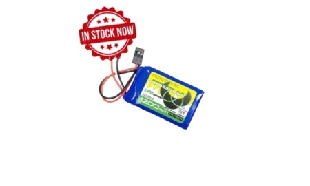 Batería Absima TX LiPo 2S 7.4V 1200mAh SC con Protect. (JR/FUT) 4140016